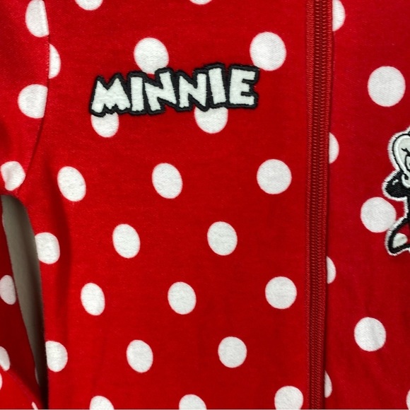 Disney Minnie Mouse Red White Polka Dot Girls Toddler Size 2-3 Years. - Picture 8 of 10